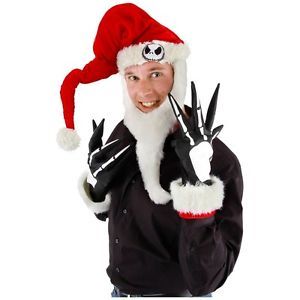 Santa Jack Skellington Costume Kit Adult Nightmare Before Christmas Fancy Dress