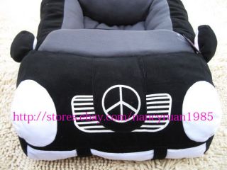 Popular Soft and Warm Pet Dog Cat Car Bed House Sofa Bed Tote Small Black Red