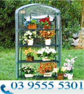 4 Tier Greenhouse 0 90x0 49x1 58M Metal Frame Hothouse Plant Stand Portable Shed
