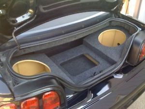94 04 Mustang Custom Sub Subwoofer Box Enclosure Amp Rack Concept Enclosures