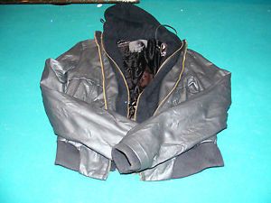Urban Behavior Black Leather Jacket Sexy Modern Edgy Generation Girls Large