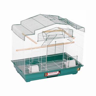 Barn Style Large Top Flight Cage w Large Door Opening and Plenty of Rooms Green