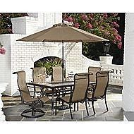 Jaclyn Smith Brookner 7pc Dining Set Patio Set Outdoor Furniture Patio Furniture