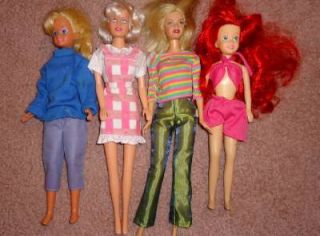Huge Mixed Lot 28 Vintage Modern Barbie Bratz Fashion Dolls w Clothes