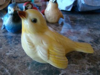 Goebel West Germany Yellow Canary Bird Head Up Porcelain Figurine Very Old