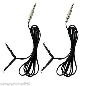2 Pcs 8' ft Tattoo Clip Cord Extra Long USA Supplies for Machine Tube Grip Ink