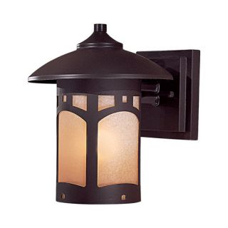 The Great Outdoors Go 8721 Dorian Bronze 1 Light Outdoor Wall Sconce from The Ha