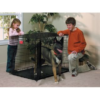 Midwest Pets Life Stages Fold Carry Double Door Dog Crate 1622DD