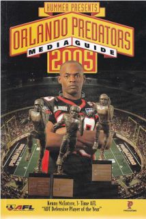 Orlando Predators 2005 Official Arena Football League Media Guide