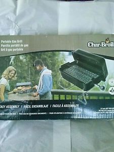 Char Broil Picnic Camping Tailgating Portable BBQ Table Top Gas Grill Black