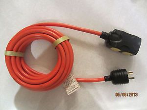 Powermate PA0650192 25 ft 20 Amp 12 Guage 4 120 Volt Outlet Generator Power Cord