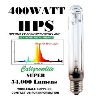 400Watt Super HPS High Pressure Sodium Grow Light Bulb 400W Lamp Hydroponic Bloo