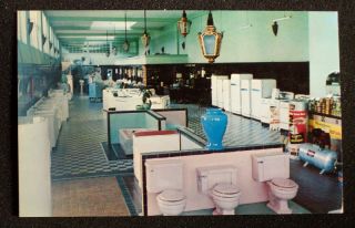 1950s Toilet Plumbing Lehigh Valley Supply Allentown PA