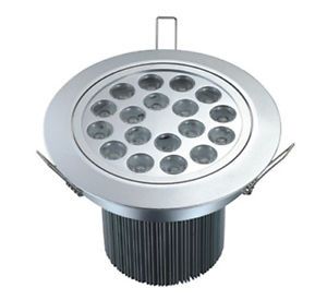 1X18W Pure White LED Recessed Ceiling Light Bulb Lamp Downlight Driver