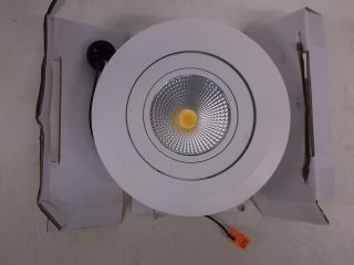T61 Commercial Electric 6 in Recessed White LED Trim Light T61 145597