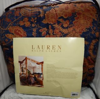 Ralph Lauren Indigo Bali King Comforter