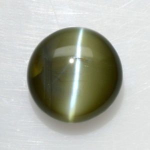 4 03 cts Natural Certified Chrysoberyl Cats Eye Gemstone Round Cab Unheated 9 Mm