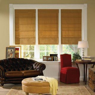 Gold Dust Thermal Fabric Roman Shades