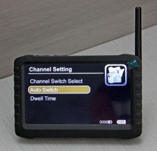 2 4G Mini 5" LCD Wireless HD DVR Camera Motion Detect Portable Monitor 8 Channel
