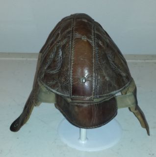 Stall Dean Leather Football Helmet Early 1900's Antique