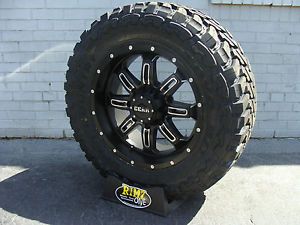 20" Gear Alloy 725MB Wheels 35x12 50R20 35" Toyo Open Country MT Tires