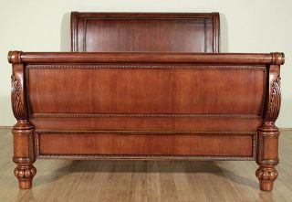 Mahogany French California King Sleigh Bed Free s H