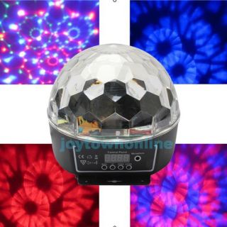 LED RGB Crystal Magic Ball Effect Lighting DMX Control Panel Party Stage Disco