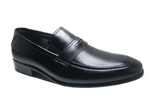 Mens Penny Loafers Slip on Dress Shoes Leather Free Shoe Horn Storage Bags New