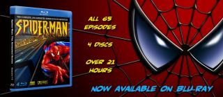 Spider Man 1994 Animated Series Complete Blu Ray Set DVD Also Available