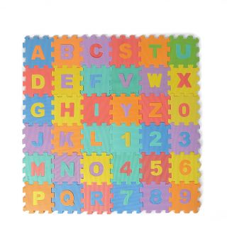 36 Large Educational Eva Foam Alphabet Letters Numbers Floor Mat Puzzle