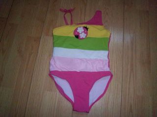 Outlet Pretty Lady Ladybug Girls One Piece Swimsuit Size 7