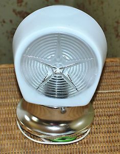 "Art Deco" Wall Mounted Light Glass Star Design Globe Chrome Base Outlet
