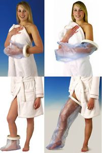 Adult Child Cast Bandage Waterproof Protector Covers for Hand Arm Leg Foot