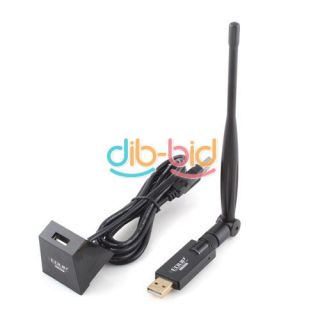 300Mbps USB WiFi Wireless Adapter LAN Network Internet Card with Antenna 7