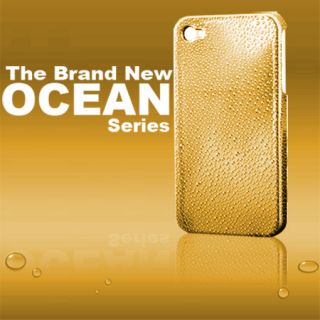 Gold Ocean Series Case for Apple iPhone 4S 4 s 4G 8GB 16GB 32GB 64GB Film