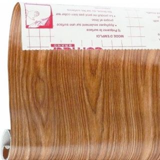 Oak Wood Grain Contact Paper Shelf Liner 6ft