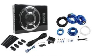 Boss BASS800 800W Slim Under Seat 8" Powered Amplified Car Subwoofer System 791489106498