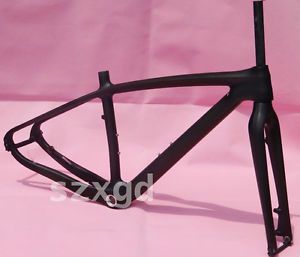 Fr 219 Full Carbon Matt MTB Bike 29er BSA s M L Frame Fork 15 5" 17 5" 19"