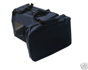 BestPet New 42" Folding Navy Blue Pet Dog House Soft Crate Carrier w Carry Case