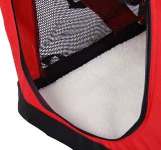 New 36" Red Portable Folding Dog Cat Pet Carrier Tote Crate Dog Cage w Mat