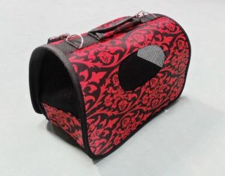 1pcs Luggage Style 13 inch Multi Colored Cat Dog Carrier Transport Soft Crate（S）