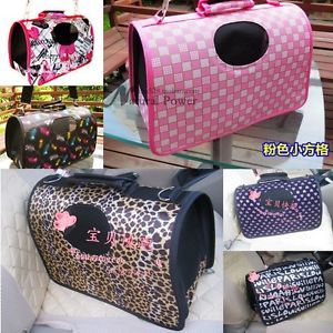 Various Size Pet Dog Carrier Travel Bag Crate Cat Tote Cage Folding Kennel