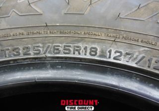 4 Used 325 65 18 Falken Rocky Mountain ATS Tires 65R R18