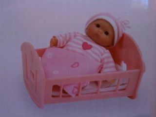 Berenguer Itty Bitty Tiny Steps 5" Baby Dolls w Accessories Stroller Crib U Pick