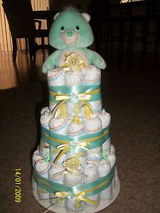 Care Bears Baby Diaper Cake