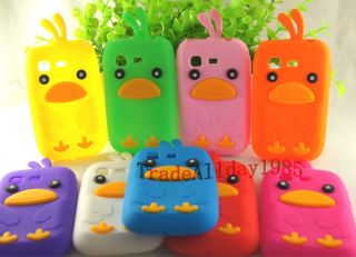 2013 Cute Chicken Soft Silicone Back Cover Case for Samsung Galaxy Pocket S5300
