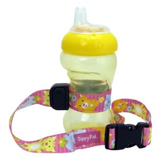 1 Sippypal Sippy Cup Baby Bottle Holder Stroller Strap Toy Holder