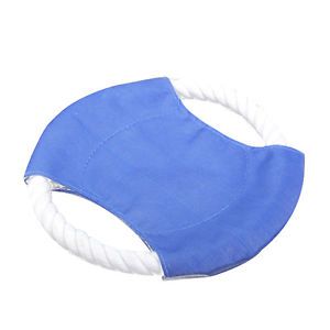 Pet Dog Puppy Cat Chews Throw Rope Disc Flyer Toy for Dog Training Frisbee Toy