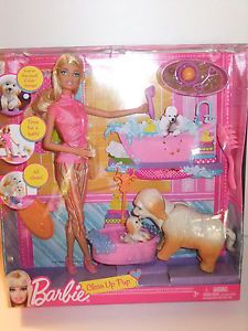 Barbie Doll 2010 Clean Up Pup with Pet Dog