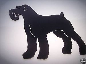 Airedale Terrier Dog Silhouette Metal Wall Art Home Decor
